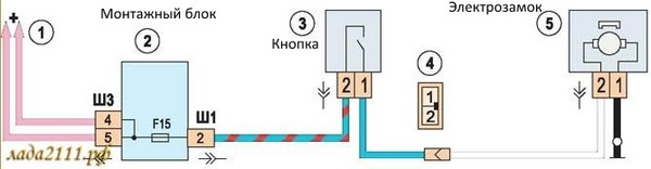 Схема проводки багажника ваз 2110