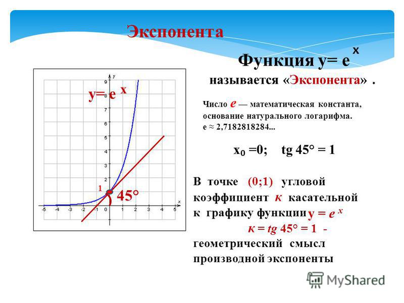 Функция y x в степени 1. График показательной функции экспонента. Показательная функция экспонента свойства и график. Функция e в степени -x. Свойства степени, показательная функция (график, свойства).